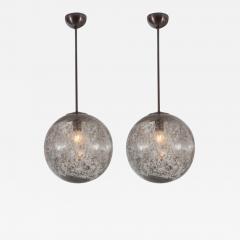 Pair Of Organic Modern Globe Lights Contemporary UL Certified - 2673390