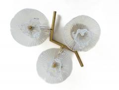 Pair Of Organic Modern Murano Floral Wall Lights Contemporary - 4586882