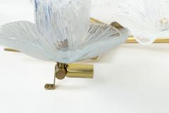 Pair Of Organic Modern Murano Floral Wall Lights Contemporary - 4586908
