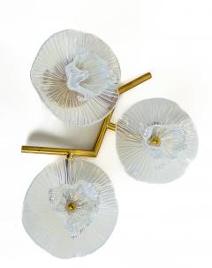 Pair Of Organic Modern Murano Floral Wall Lights Contemporary - 4586918