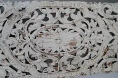 Pair Of Painted Open Pierced Carved Panels - 3927433