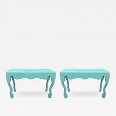 Pair Of Post Modern Console Tables - 4681450
