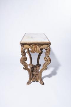 Pair Of Regence Style GiltWood Console Tables Late 19th Century - 3201524