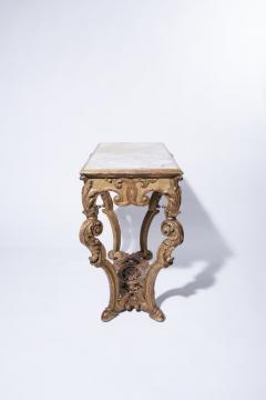 Pair Of Regence Style GiltWood Console Tables Late 19th Century - 3201535