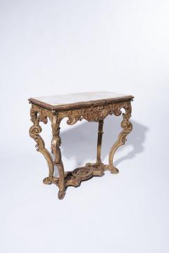 Pair Of Regence Style GiltWood Console Tables Late 19th Century - 3201548