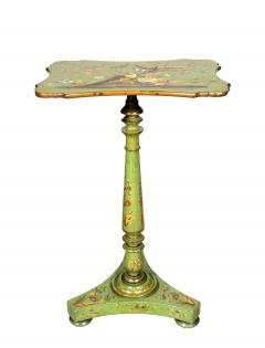 Pair Of Regency Apple Green Occasional Tables - 4643428