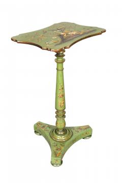 Pair Of Regency Apple Green Occasional Tables - 4643443