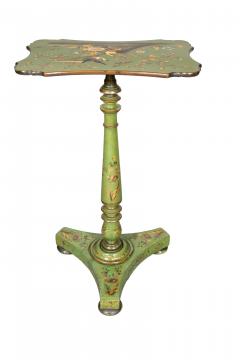 Pair Of Regency Apple Green Occasional Tables - 4643450