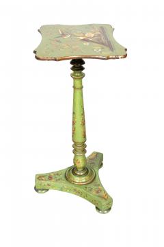 Pair Of Regency Apple Green Occasional Tables - 4643452