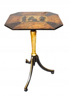 Pair Of Regency Ebonized And Giltwood Candlestands - 4396717