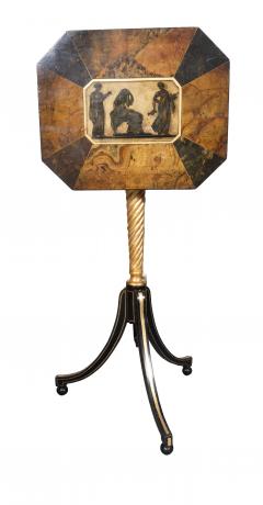 Pair Of Regency Ebonized And Giltwood Candlestands - 4396734