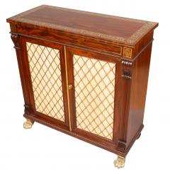 Pair Of Regency Mahogany And Brass Inlaid Credenzas From Westport House Ireland - 4336470