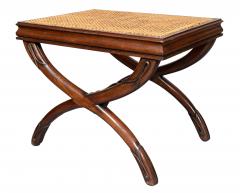 Pair Of Regency Mahogany And Caned Benches - 4643508