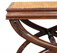 Pair Of Regency Mahogany And Caned Benches - 4643513