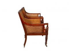 Pair Of Regency Mahogany Caned Armchairs - 4144666
