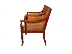 Pair Of Regency Mahogany Caned Armchairs - 4144673