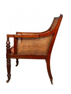 Pair Of Regency Mahogany Caned Armchairs - 4144712