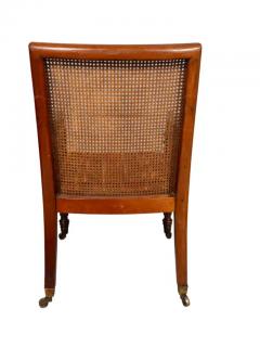 Pair Of Regency Mahogany Caned Armchairs - 4144714