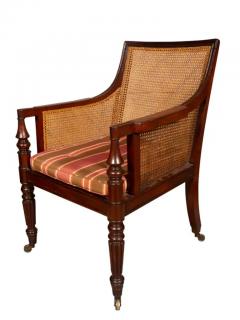 Pair Of Regency Mahogany Caned Armchairs - 4144735