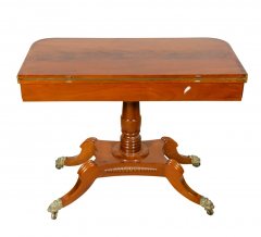 Pair Of Regency Mahogany Games Tables - 2449370