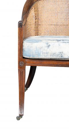 Pair Of Regency Rosewood Caned Armchairs - 4524570