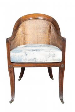 Pair Of Regency Rosewood Caned Armchairs - 4524589