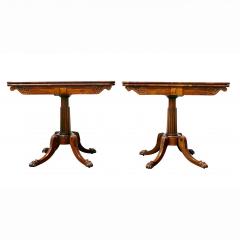 Pair Of Regency Rosewood Games Tables - 2403943