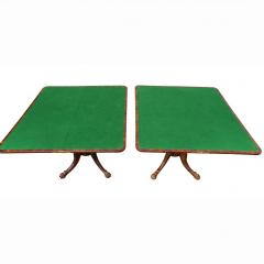 Pair Of Regency Rosewood Games Tables - 2403974
