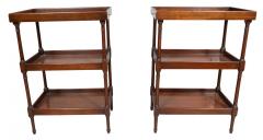 Pair Of Regency Style Mahogany End Tables - 3739473