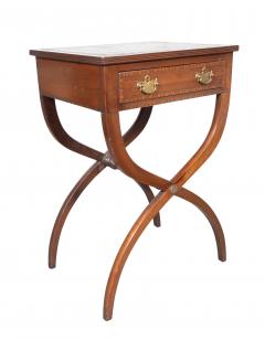 Pair Of Regency Style Mahogany End Tables - 4322863