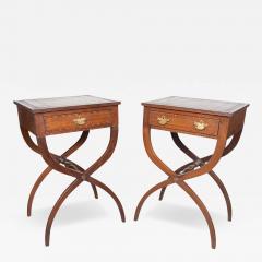 Pair Of Regency Style Mahogany End Tables - 4325706