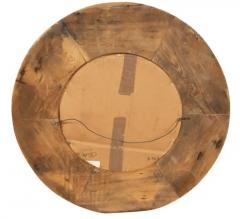 Pair Of Regency Style Pine Convex Mirrors - 4141848