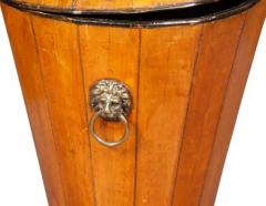 Pair Of Regency Urn Form Oak Wine Coolers - 4138684