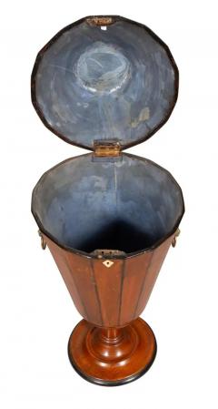 Pair Of Regency Urn Form Oak Wine Coolers - 4138747
