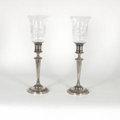 Pair Of Sheffield Silver Plate Candlesticks English Circa 1830 - 3409813