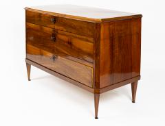 Pair Of Sleek 19th Century Italian Walnut Chests - 4334011