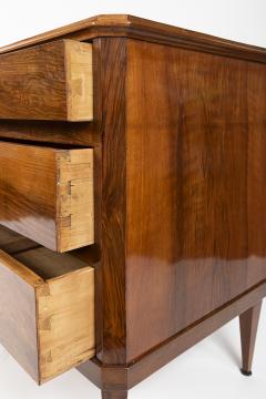 Pair Of Sleek 19th Century Italian Walnut Chests - 4334012