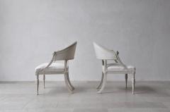 Pair Of Swedish Gustavian Style Barrel Back Armchairs With Lions Heads - 1984878