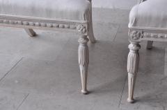 Pair Of Swedish Gustavian Style Barrel Back Armchairs With Lions Heads - 1984882