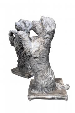 Pair Of Victorian Lead Spaniels - 4359239