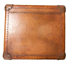Pair Of Victorian Leather Army Officer Travel Chests - 4663218