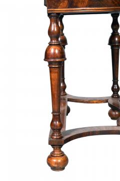 Pair Of William And Mary Style Walnut Side Tables - 4663107