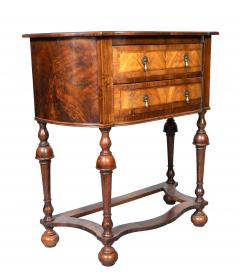 Pair Of William And Mary Style Walnut Side Tables - 4663108