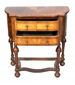 Pair Of William And Mary Style Walnut Side Tables - 4663131