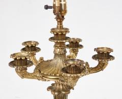 Pair Of William IV Gilt Brass Lamps - 4618046