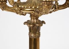 Pair Of William IV Gilt Brass Lamps - 4618047