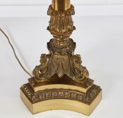 Pair Of William IV Gilt Brass Lamps - 4618052