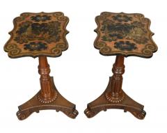 Pair Of William IV Rosewood And Papier Mache Tables - 4149568