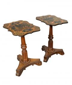 Pair Of William IV Rosewood And Papier Mache Tables - 4149574
