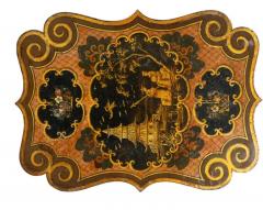 Pair Of William IV Rosewood And Papier Mache Tables - 4149578